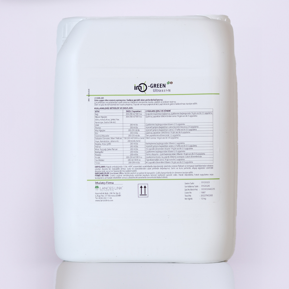 LANCES LİNK INO-GREEN ULTRA 8-3-7+TE 10 LT