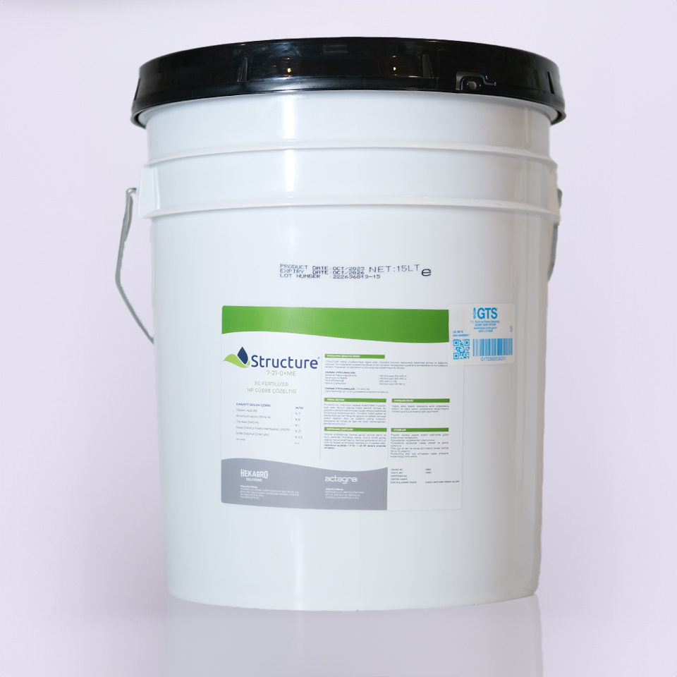 Hekagro Structure 7-21-0 Sıvı Taban Gübresi 15 Lt