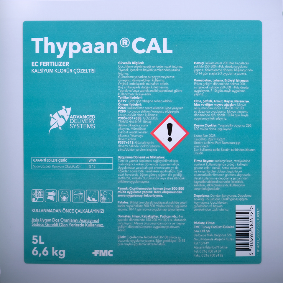 FMC Thypaan CAL Kalsiyum 5LT