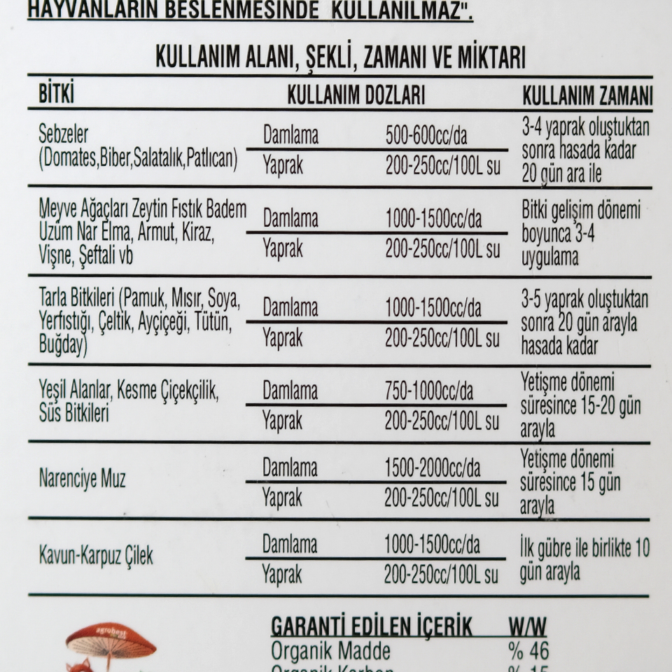 İsabella Hayvansal Amino Asit %12  20LT