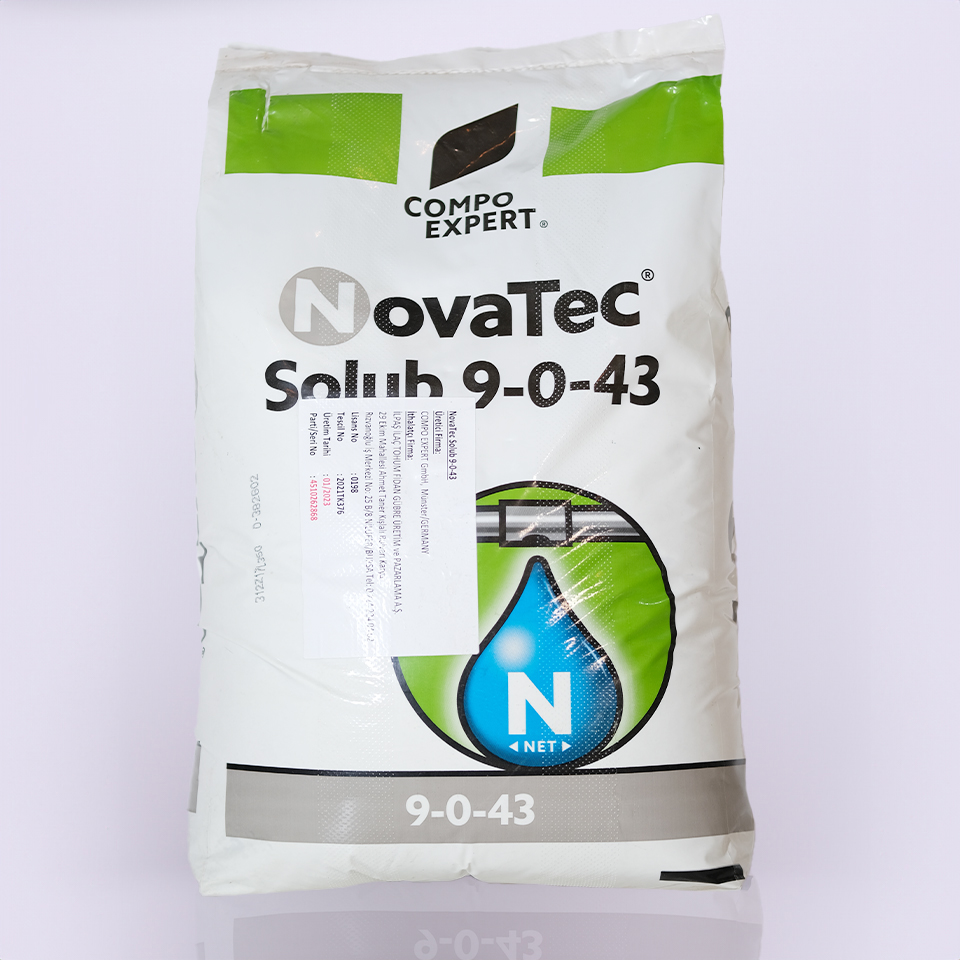 Novatec Solub 9-0-43 Damla Sulama Gübre 25Kg