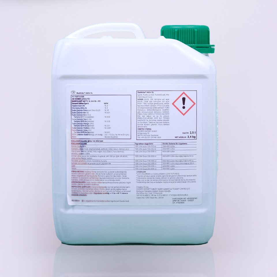 Basfoliar Aktiv 2.5 Lt Basfoliar Aktiv 2.5 Lt